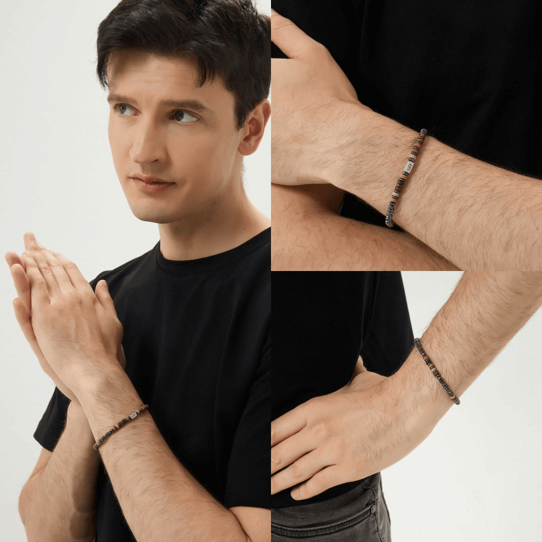 Picasso Hematite Bracelet(4mm)